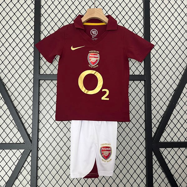 Camiseta Arsenal Primera Equipación Retro Niño 2005 2006